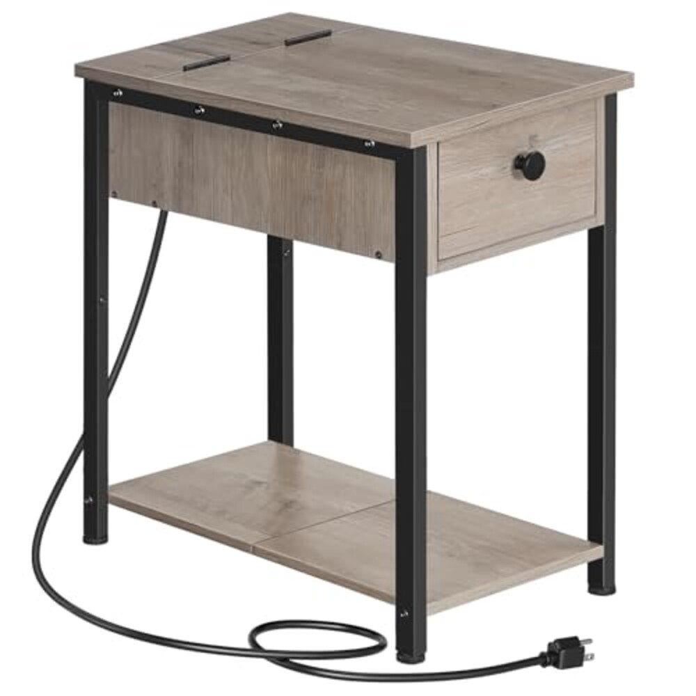 HOOBRO End Tables Living Room, Narrow Si