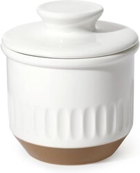 Sweese Embossed French Butter Crock with