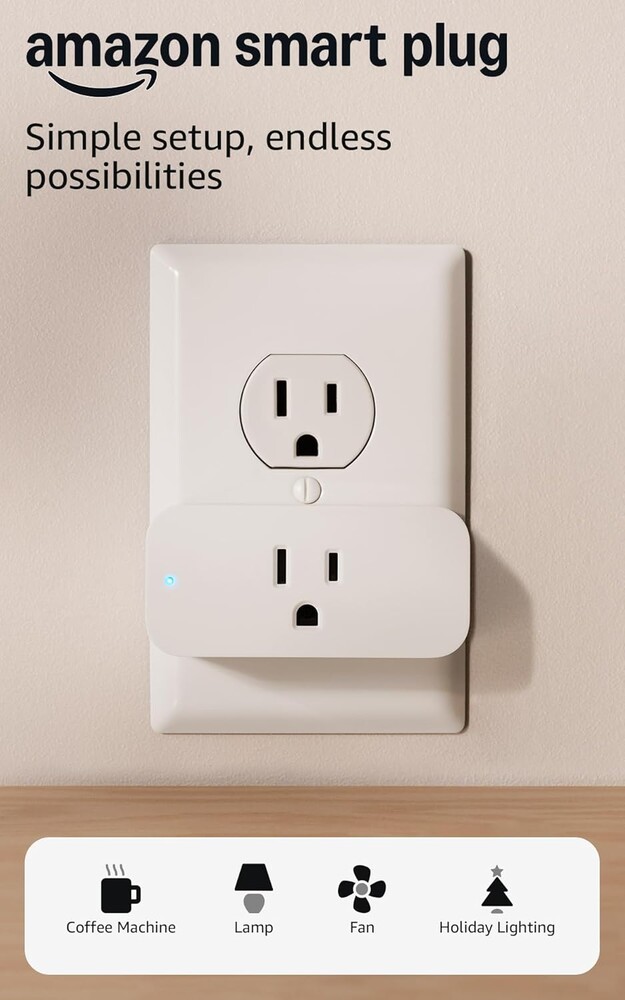 Amazon Smart Plug | Works with Alexa | Simple setup, endless possibilities