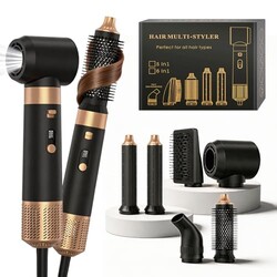 6 in 1 Blow Dryer Brush, Hot Air Styler