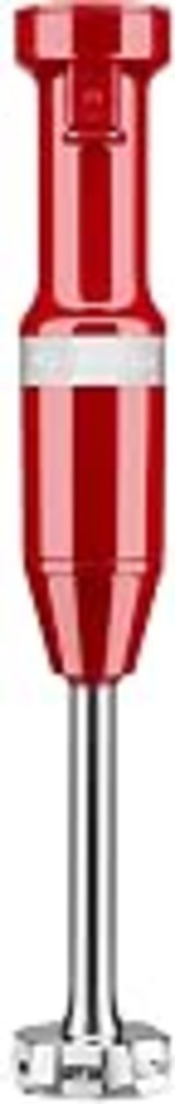 KitchenAid Variable Speed Corded Hand Blender, KHBV53, Empire Red | Removable 8" Blending Arm, Blending Jar with Lid, BPA-Free Material, Blends Smoothies, Shakes, Soups