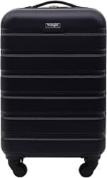 Wrangler 22.5" Hardside Spinner Carry-On Luggage, Black