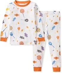Burt's Bees Baby Boys Organic Cotton Pajamas, Toddler PJ Set | Soft, Cozy, Snug-Fitting Pajamas Feature Stretchy Ribbed Cuffs And Hand-Painted Prints To Make Bedtime A Breeze