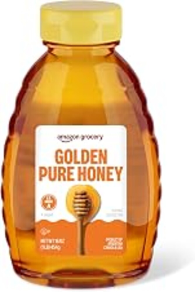 Amazon Grocery, Golden Pure Honey, 16 Oz (Previously Amazon Fresh, Packaging May Vary)