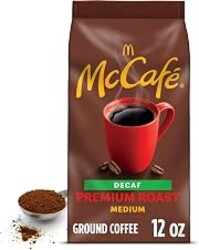 McCafe Premium Roast Decaf, Medium Roast Ground Coffee, 12 oz Bag
