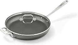 All-Clad HA1® Nonstick 12" Fry Pan with Lid, Induction Ready | Versatile large frying pan with glass lid, Scratch-Resistant Exterior, Dishwasher safe, Oven Safe up to 500°F