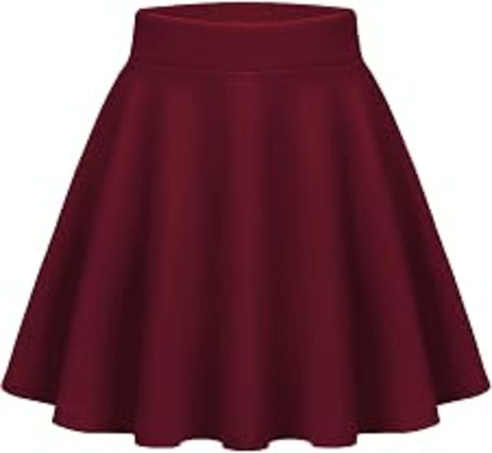 Zeagoo Women's Skirt Basic Mini Skater Skirt 2026 Summer Skirts Stretchable High Waist A-Line Party Club Skirts