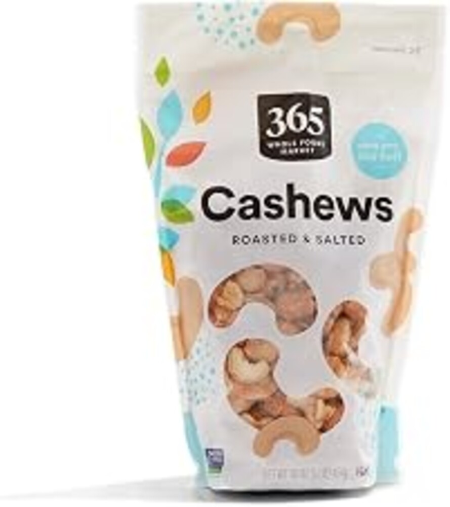 365 by Whole Foods Market, Roasted & Salted Cashews, 16 Ounce
