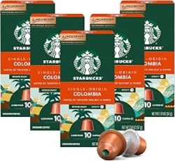 Starbucks by Nespresso Original, Single-Origin Colombia, 50-count | Medium Roast Coffee Espresso Pods
