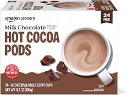 Happy Belly Hot Cocoa Pods, Milk Chocolate, 24 Count