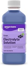 Amazon Basic Care Electrolyte Solution, Replaces Electrolytes, Grape, 33.8 Fl Oz (Pack of 1)