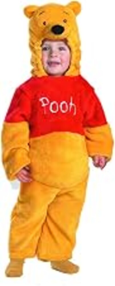 Disguise Winnie The Pooh Deluxe 2-Sided Plush Jumpsuit Costume - Small (2T)