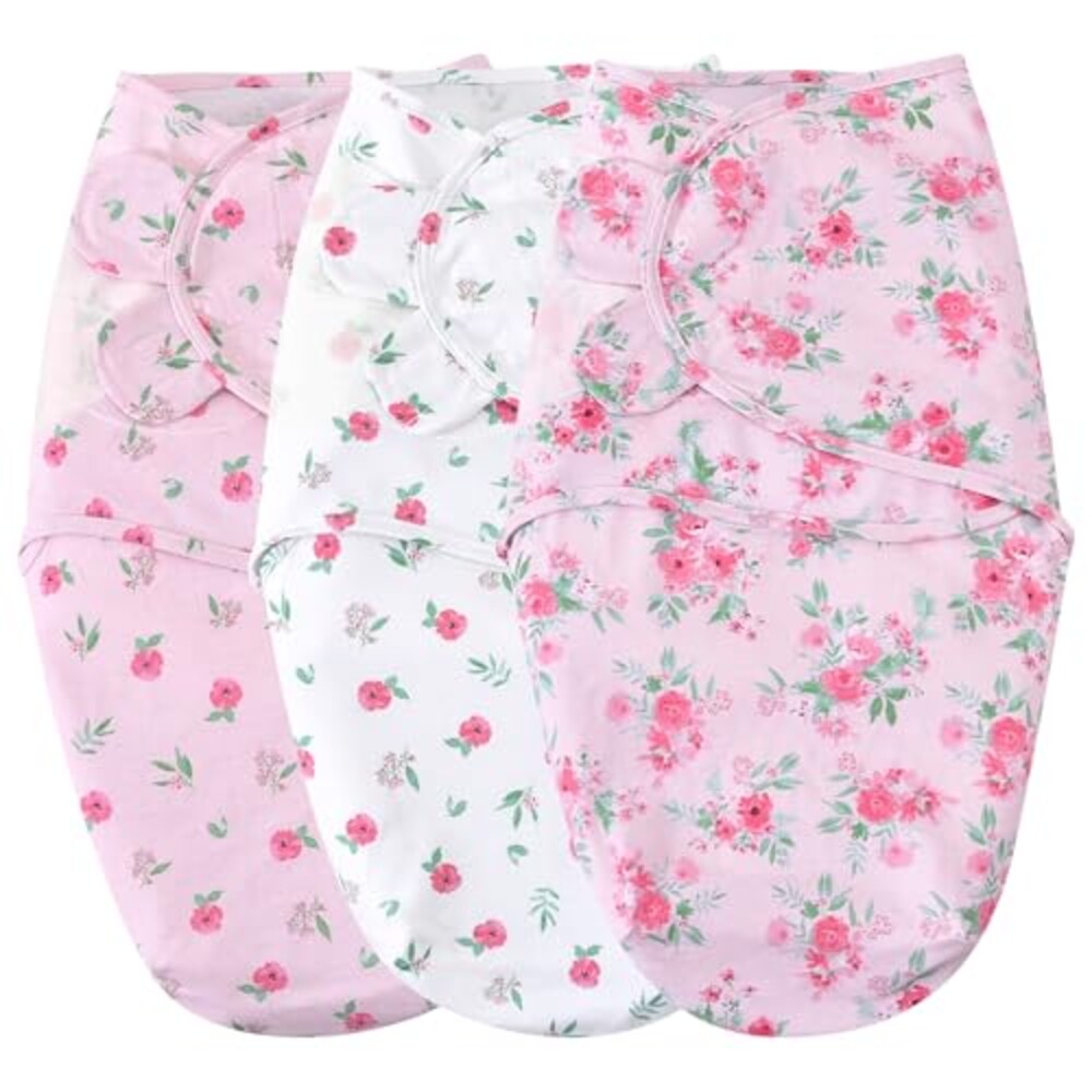 david's kids 100% Cotton 3 Pack Baby Swa
