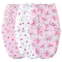 david's kids 100% Cotton 3 Pack Baby Swa