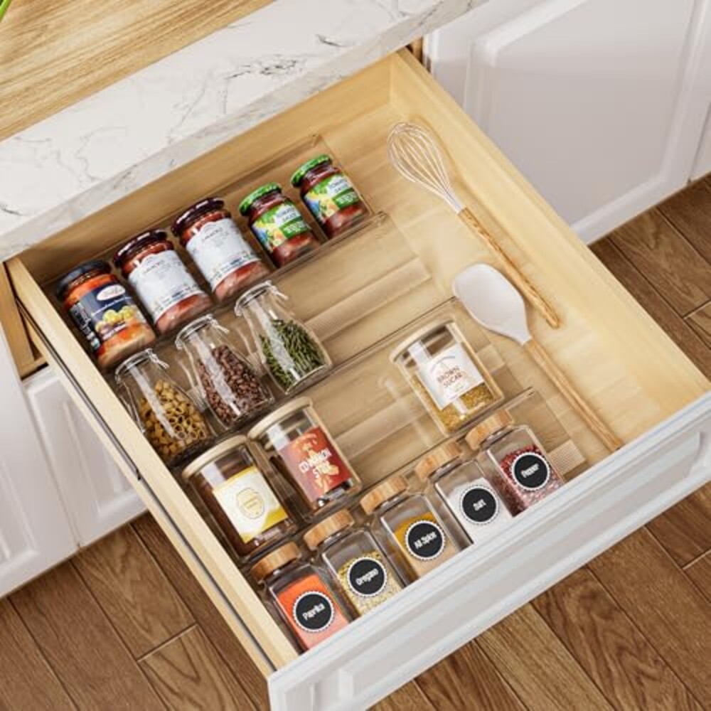 Brippo Spice Drawer Organizer Insert, 13