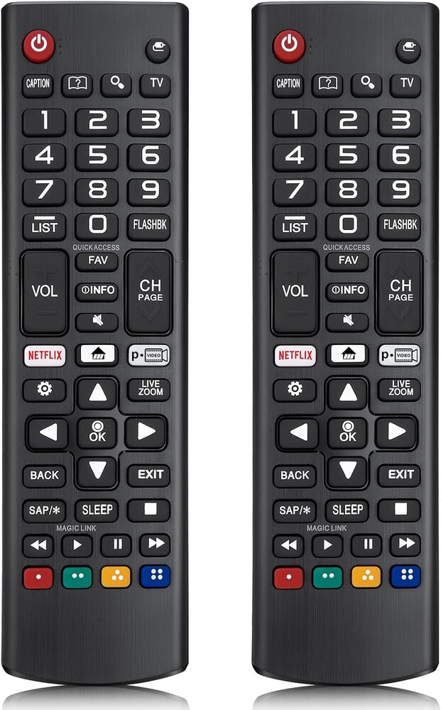 【Pack of 2】 for LG Smart TV Remote Control Replacement，Universal for All LG Smart TVs