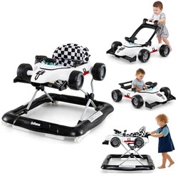 INFANS 4 in 1 Baby Walker, Foldable Todd