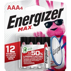 Energizer MAX AAA Batteries (4 Pack), Tr