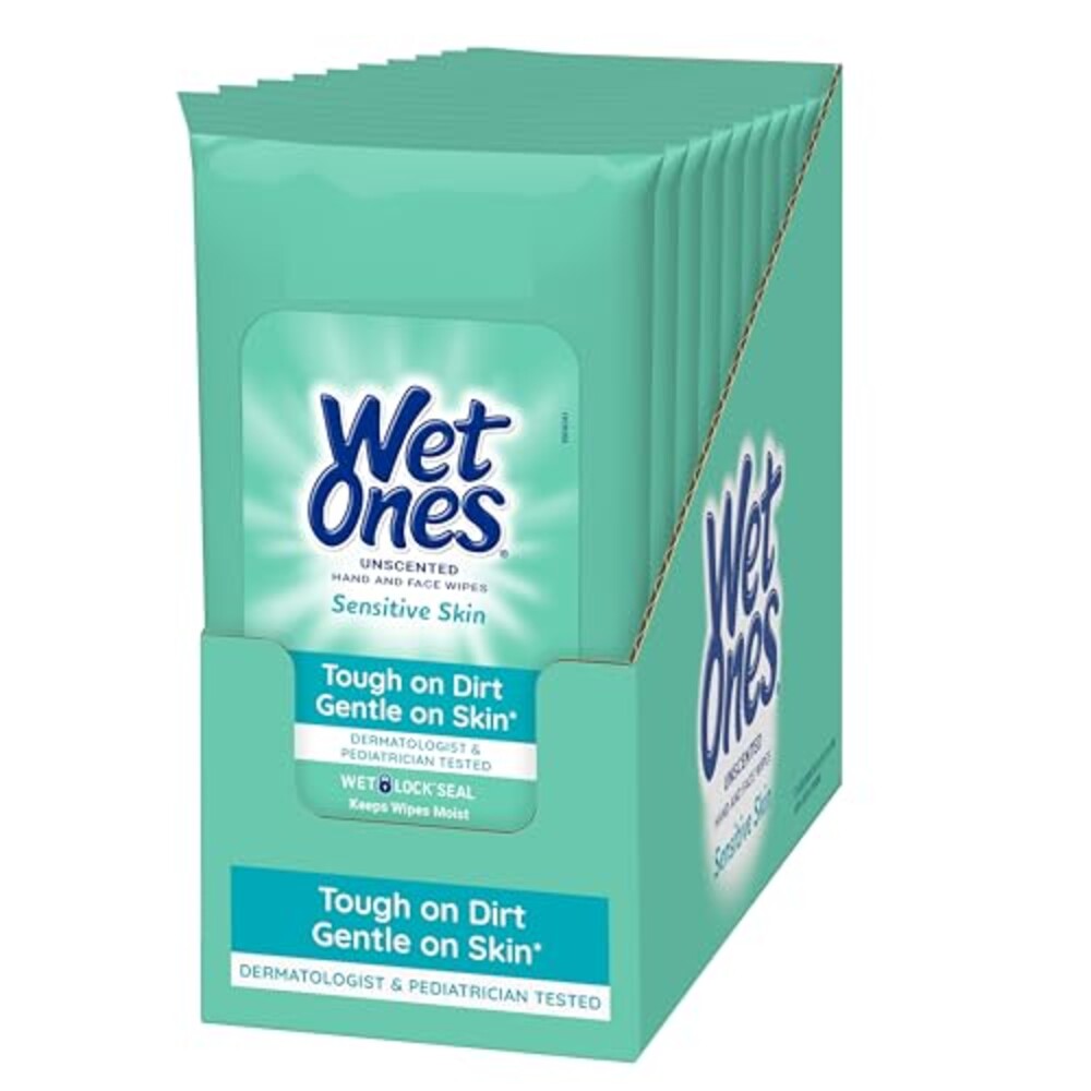 Wet Ones Hand Wipes, 20 Wipes (Pack of 1