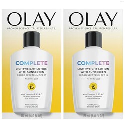 Olay Face Moisturizer, Complete with Sun