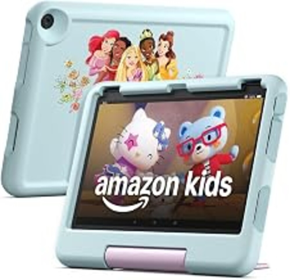 Amazon Fire HD 10 Kids tablet (newest model) ages 3-7 | Bright 10.1" HD screen with included ad-free and exclusive content, robust parental controls, 13-hr battery, 32 GB, Disney Princess