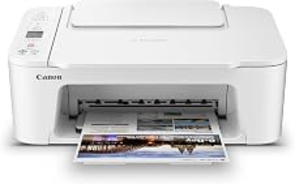 Canon PIXMA TS3720 Wireless All-in-One Printer for Basic Home Printing, White