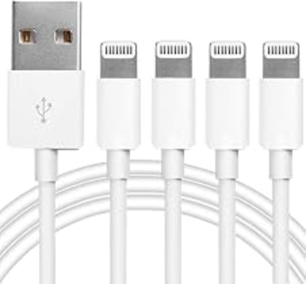 4Pack Original Apple MFi Certified Charger Lightning to USB Charging Cable Cord Compatible iPhone 14/13/12/11 Pro/11/XS MAX/XR/8/7/6s Plus,iPad Pro/Air/Mini,iPod Touch (3.3ft)