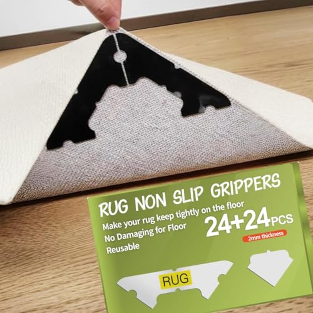 32 PCS Carpet Tape, Non Slip Rug Corner