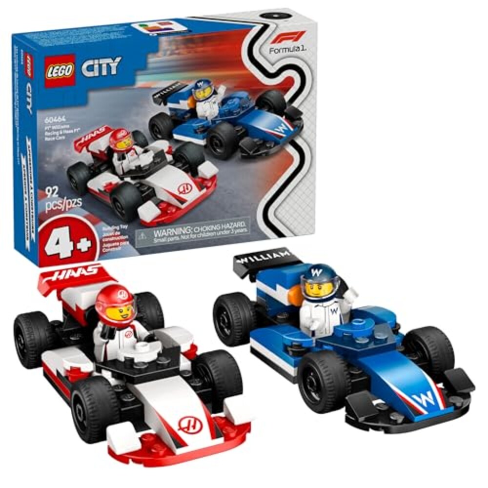 LEGO City F1 Williams Racing & Haas F1 R