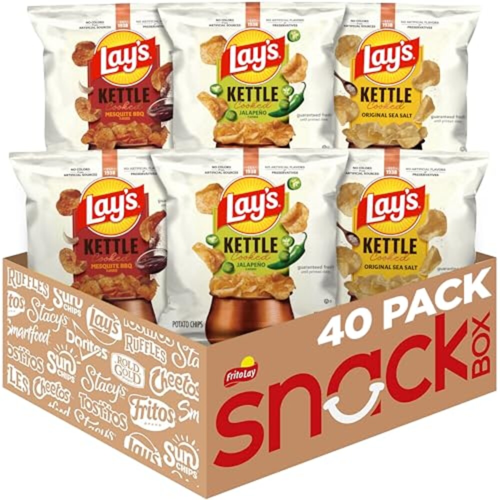 Lay's Kettle Cooked Potato Chips, Variet