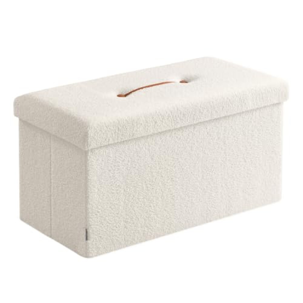 SONGMICS Medium Folding Storage Ottoman