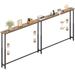 YASONIC 103" Narrow Long Behind Couch Ta