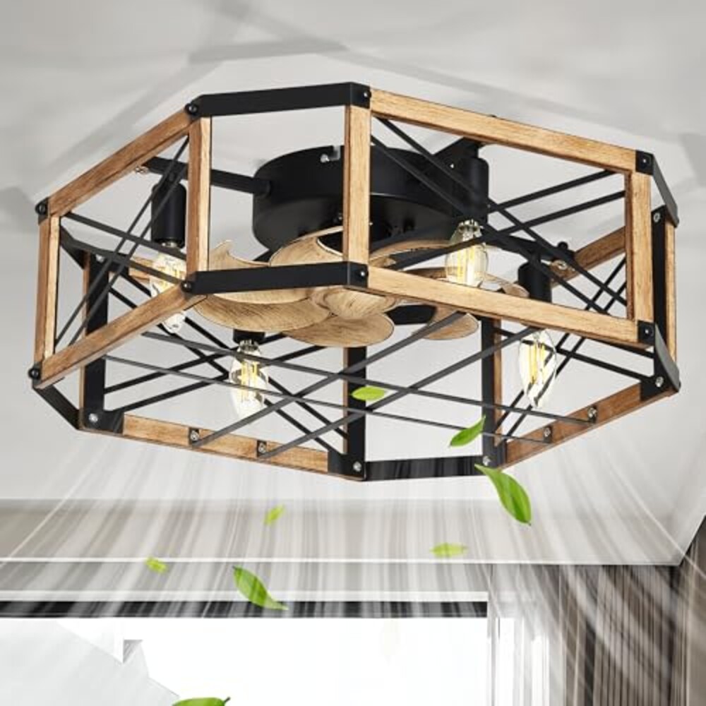 Linher 21-Inch Flush Mount Farmhouse Cei
