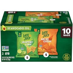 LATE JULY Snacks Variety Pack Tortilla C
