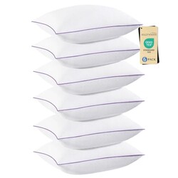 JOLLYVOGUE Pillows Queen Size Set of 6,