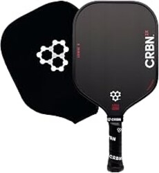 CRBN Pickleball - X Series Power Paddle | Carbon Fiber Pickleball Paddle with Foam Injected Edges for Expanded Sweet Spot
