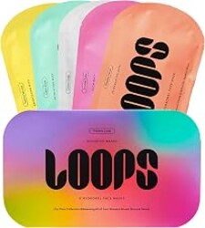 LOOPS Variety Loop Kit - Hydrogel Korean Face Masks, 5 Masks | For every skin type, Rejuvenate, hydrate, refine, visibly plump, moisturizing & pore refining mask reduces signs of puffiness