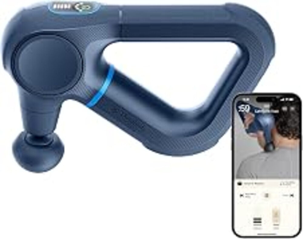 TheraGun Therabody Prime 6th Gen Deep Tissue Massage Gun | Navy | Powerful Percussive Massage With 5 Speeds & A Rugged, Durable Design to Relieve Muscle Pain & Speed Up Recovery