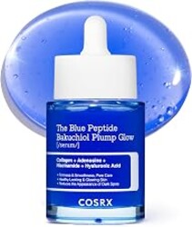 COSRX The Blue Copper Peptide Bakuchiol Serum, Glow & Plumping, 1.69 Fl Oz | GHK-Cu 5 Multi Peptide with Collagen, Anti-Aging Serum, Glow & Plump Serum for Skin Hydration & Elasticity, Korean Skin Care