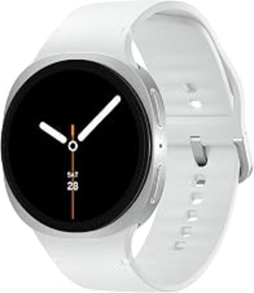 Samsung Galaxy Watch 8 (2025), Silver, 44mm, LTE Smartwatch | Cushion Design, Fitness Tracker, Sleep Coaching, Running Coach, Energy Score, Heart Rate Tracking [US Version 2 Yr Warranty]