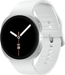 Samsung Galaxy Watch 8 (2025), Silver, 44mm, LTE Smartwatch | Cushion Design, Fitness Tracker, Sleep Coaching, Running Coach, Energy Score, Heart Rate Tracking [US Version 2 Yr Warranty]