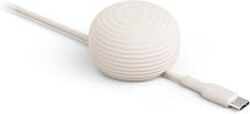 Twelve South CableStay USB-C Cable & Weighted Anchor Charging Cable, Dune | 5-ft (1.5 m) USB-C to USB-C 60W Charging Cable, Desk Cable Holder for iPhone, iPad, AirPods, MacBook Air, and More