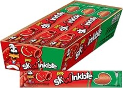 Lucas Skwinklote Watermelon Flavor Sweet and Sour Candy Strip, 1.41oz - 6 Pieces Pack for Treats, Snack, Parties, Piñatas
