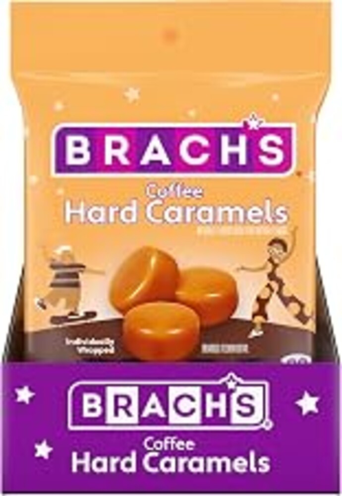 Brach's Nips Coffee Flavored Hard Candy, Individually Wrapped Candy, 3.25 Ounce Bags (Pack of 12)