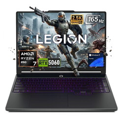 Lenovo Legion 5 RTX 5060 Gaming Laptop, 15.3" WQXGA 165Hz, AMD Ryzen 7 250, 16GB DDR5, 1TB SSD, Windows 11 Home