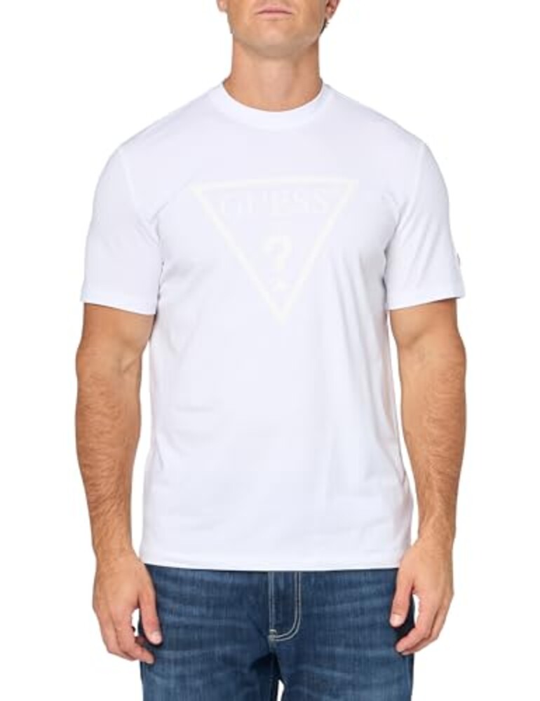 Guess Mens Eco Tonal Logo Short Sleeve T