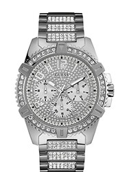 GUESS Stainless Steel Crystal Embellishe