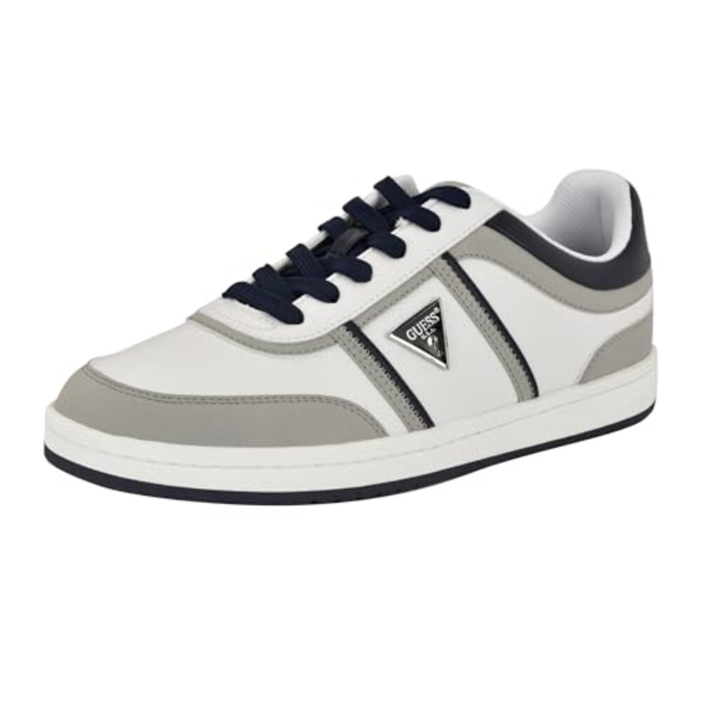 Guess Men's Lasen Sneaker, Medium Grey/W