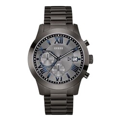 GUESS Stainless Steel Gunmetal Chronogra