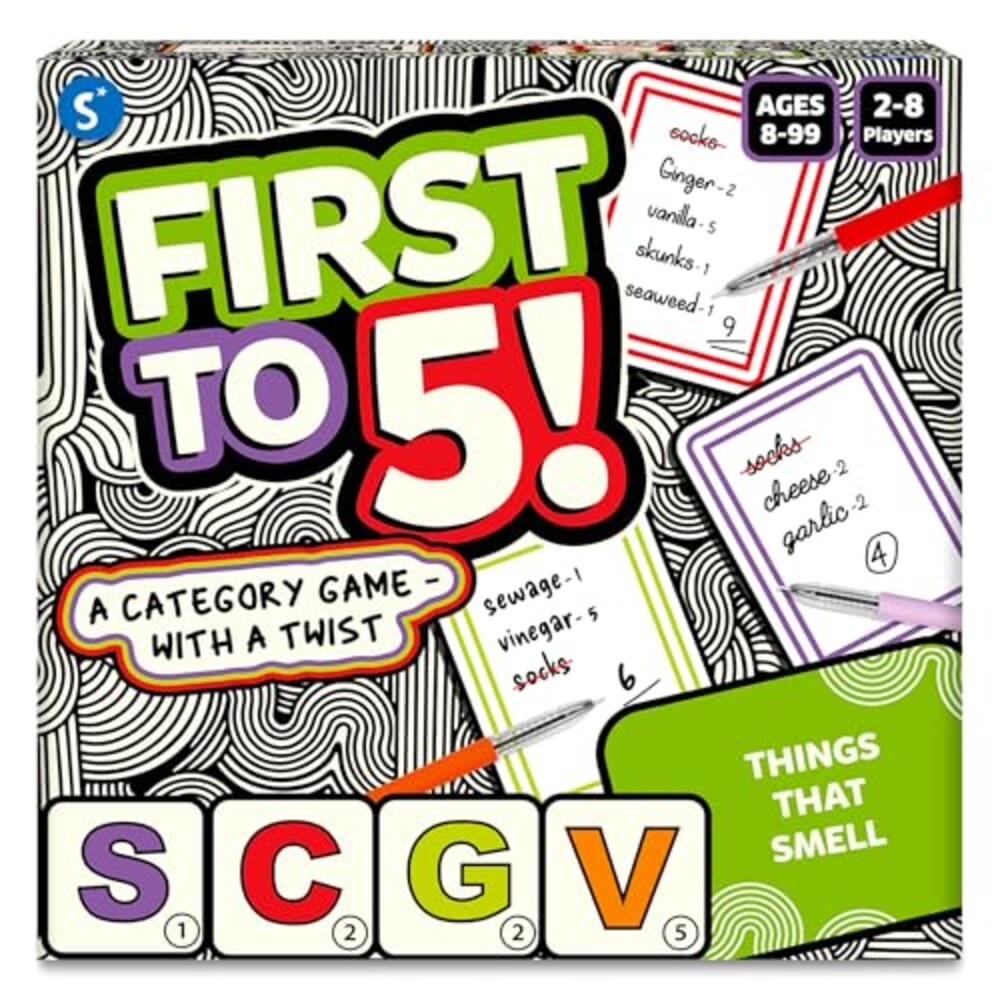 Skillmatics First to 5 – Board & Card Ca